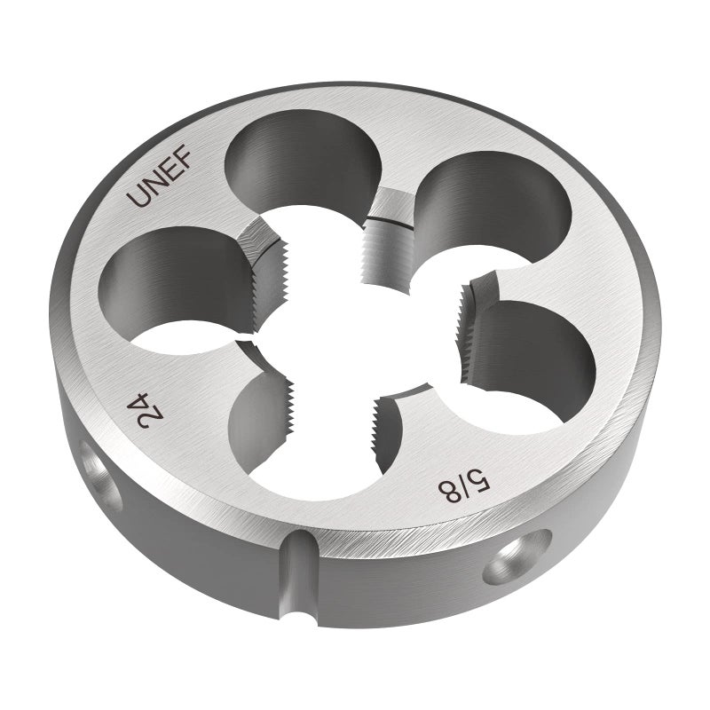 S-Union New 5/8"-24 UNEF Tap and Die Set, UNEF Machine Thread Right Hand Tap and UNEF Round Thread Die - Image 2